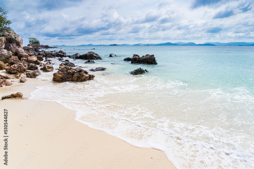 Khai Nok island is one of the most famous island in Thailand .Crystal clear water and white sand beach.