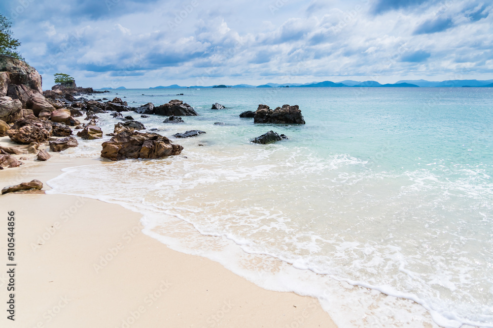 Khai Nok island is one of the most famous island in Thailand .Crystal clear water and white sand beach.