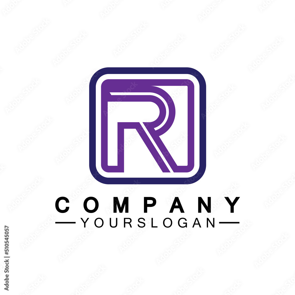 Letter R Monogram Logo Design Brand Identity Logos Designs Vector Illustration Template Letter R Monogram Logo Design Brand Identity Logos Designs Vector Illustration Template