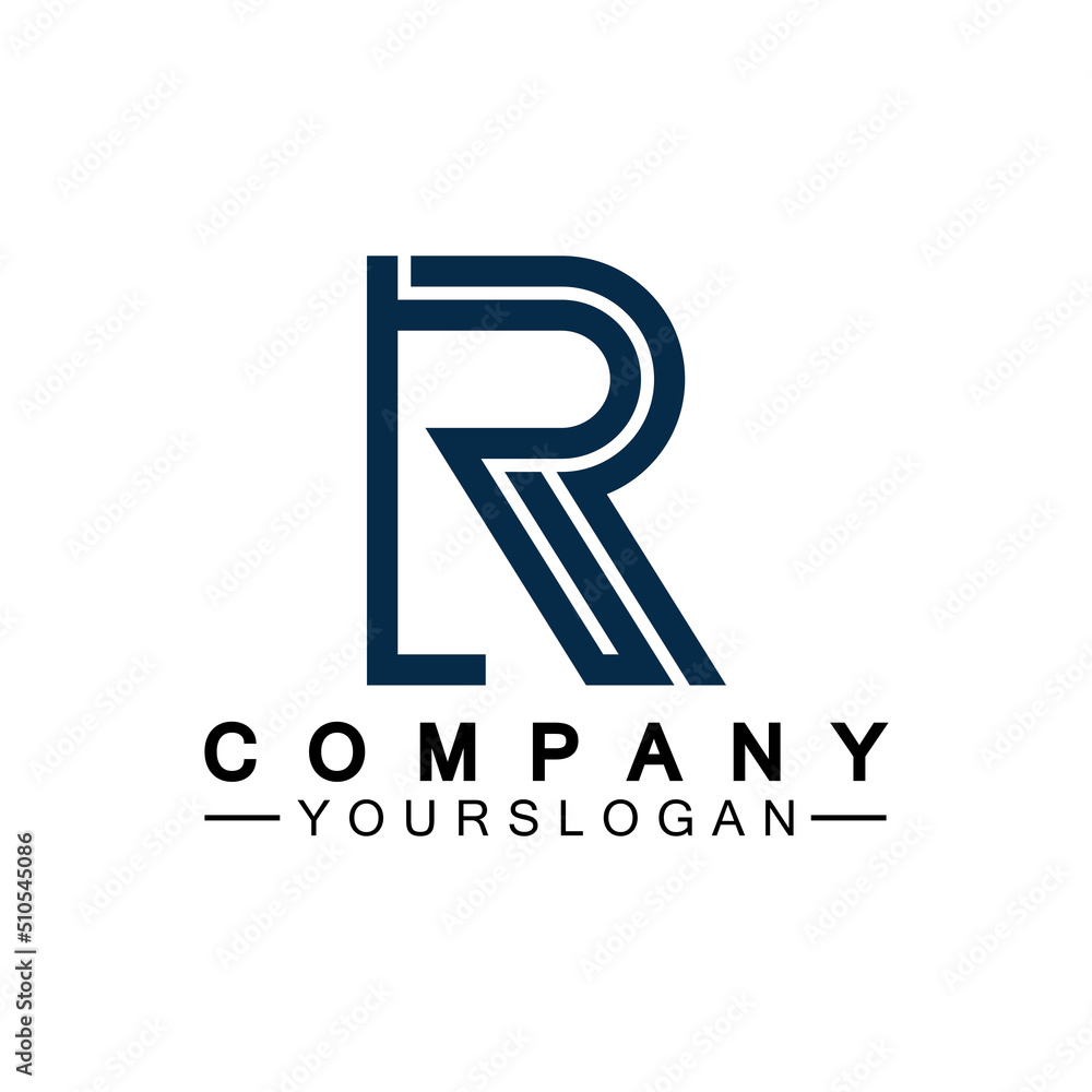 Letter R Monogram Logo Design Brand Identity Logos Designs Vector Illustration Template Letter R Monogram Logo Design Brand Identity Logos Designs Vector Illustration Template
