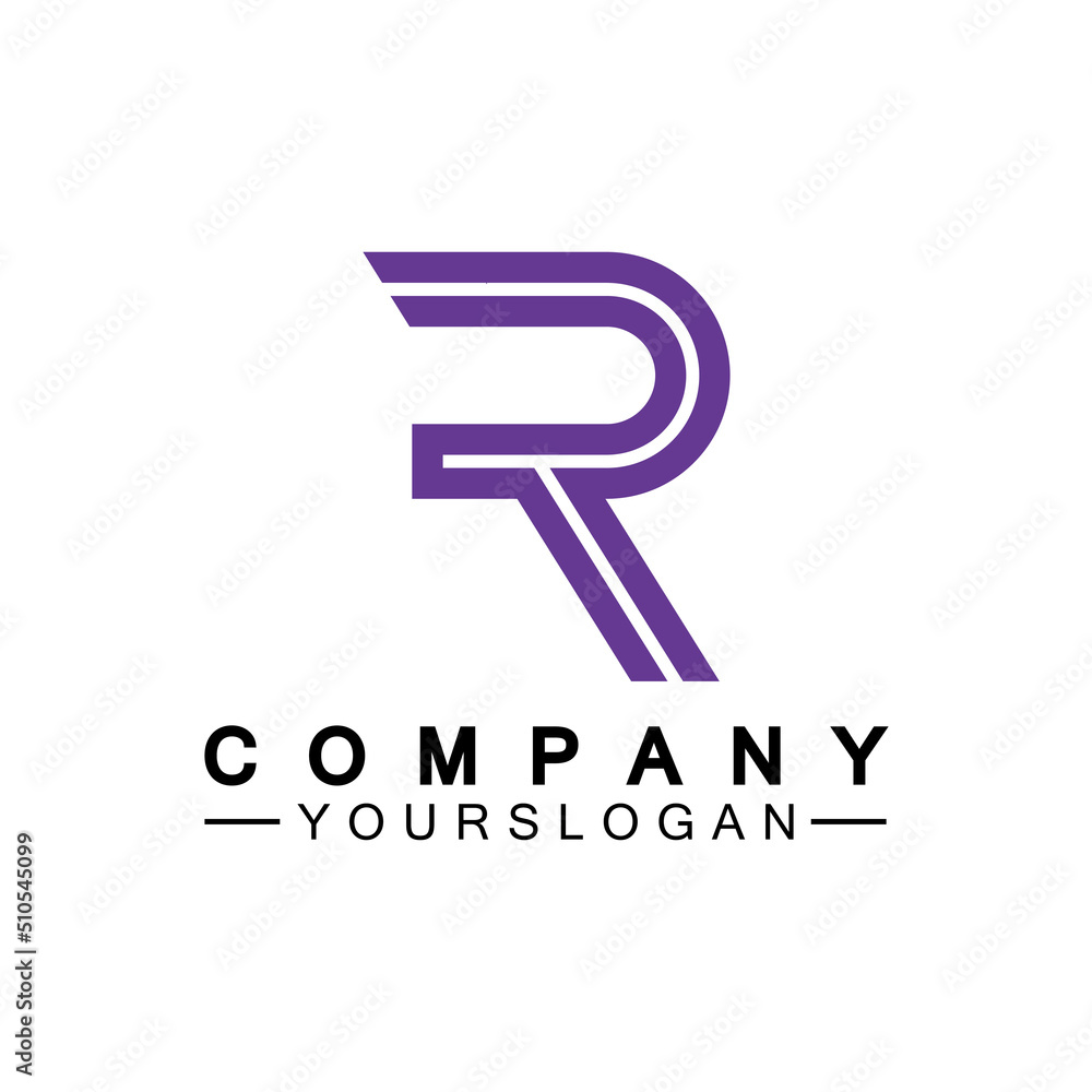 Letter R Monogram Logo Design Brand Identity Logos Designs Vector Illustration Template Letter R Monogram Logo Design Brand Identity Logos Designs Vector Illustration Template