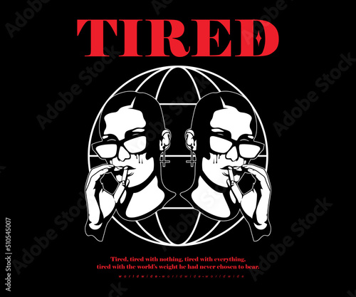 Aesthetic Graphic Design for T shirt Street Wear and Urban Style