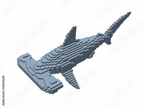 Hammerhead Shark made from ...