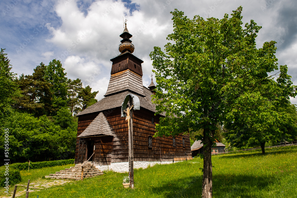 Stara Lubovna Skansen Greek Catholic wooden church of St. Archangel Michael ,Slovakia Republic Stara Lubovna Skansen Greek Catholic wooden church of St. Archangel Michael ,Slovakia Republic