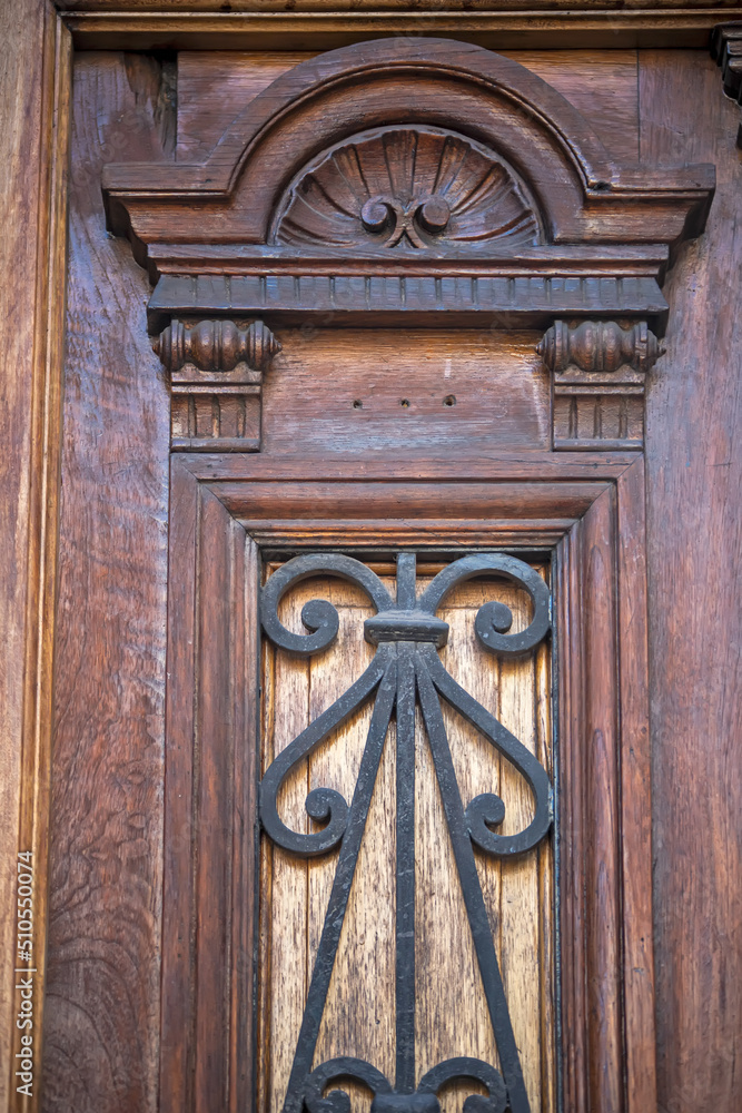 Old wooden door detail Old wooden door detail