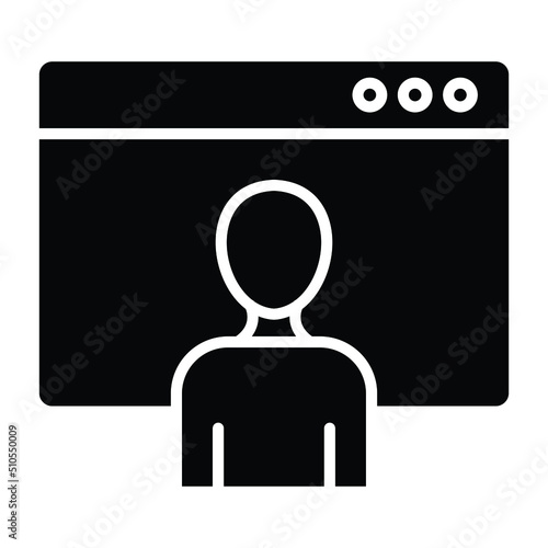 Page Visitors Icon Style