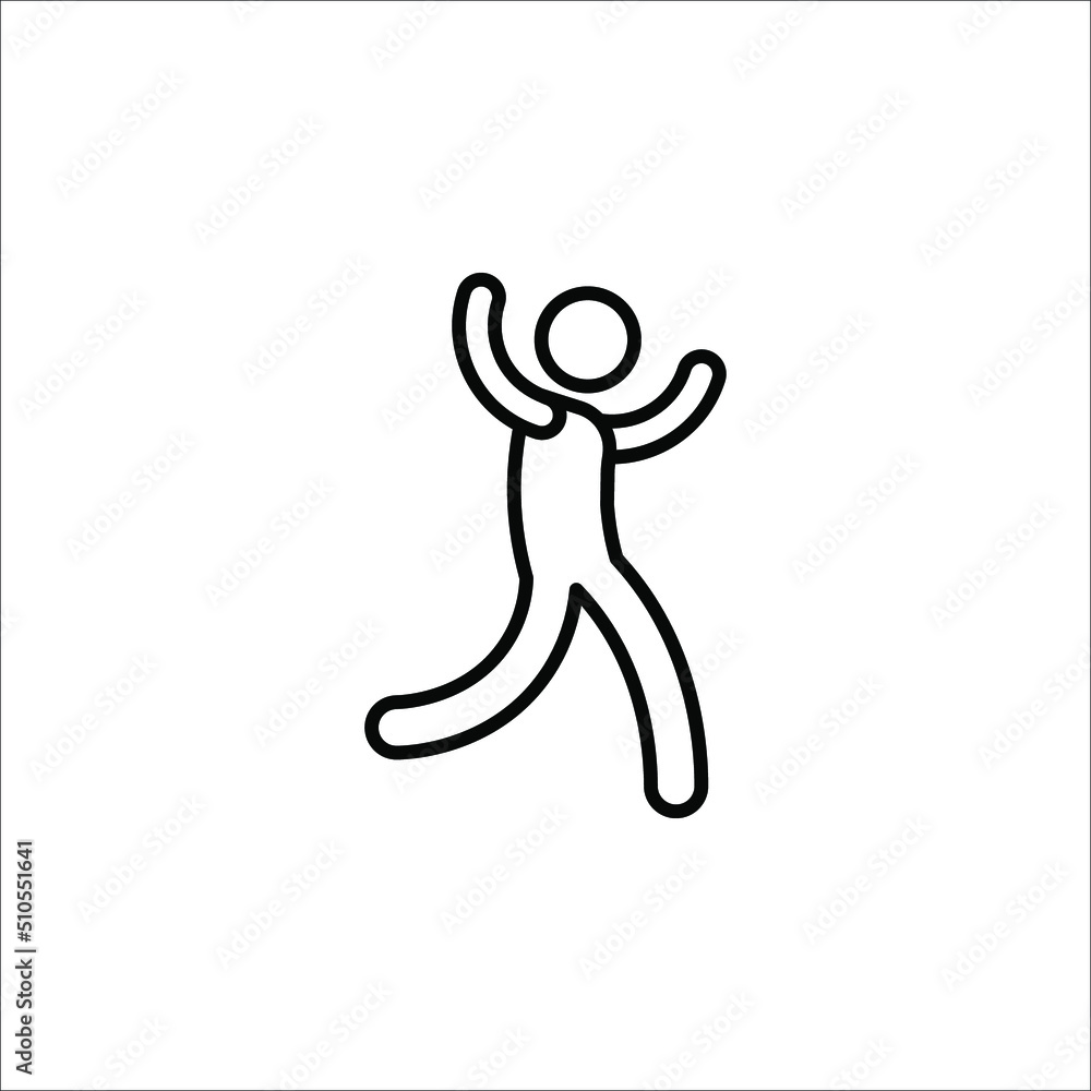 man fast run icon, rush icon vector illustration eps 10 man fast run icon, rush icon vector illustration eps 10
