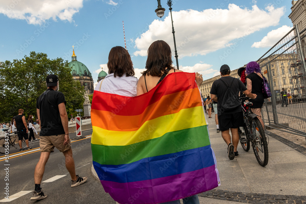The famous Christopher Street Day (CSD) in Berlin