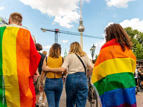 The famous Christopher Street Day (CSD) in Berlin