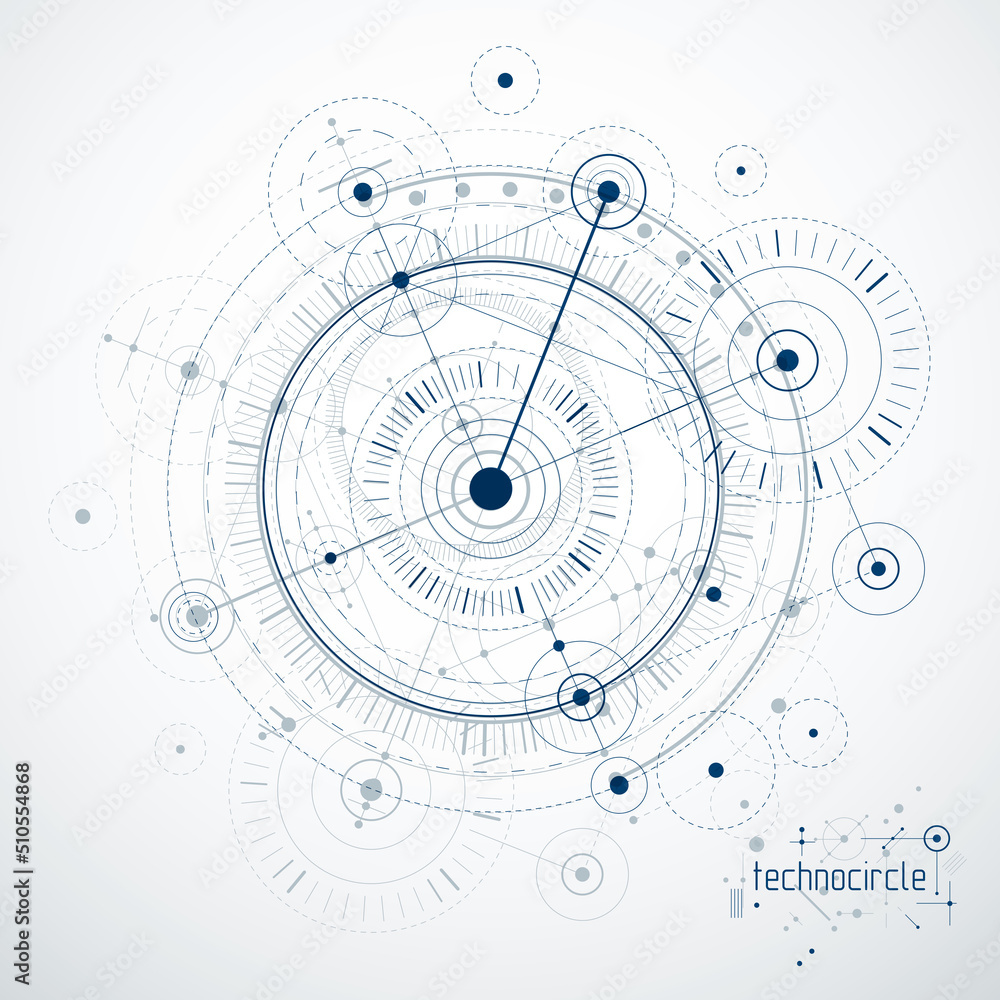 Futuristic abstract vector technology background. Mechanical engineering wallpaper. Futuristic abstract vector technology background. Mechanical engineering wallpaper.