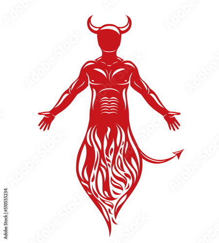 Vector human being standing...