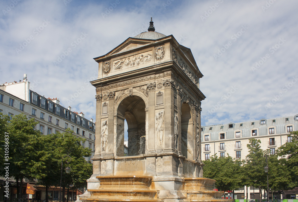 Fountain of the Innocent in Paris, France