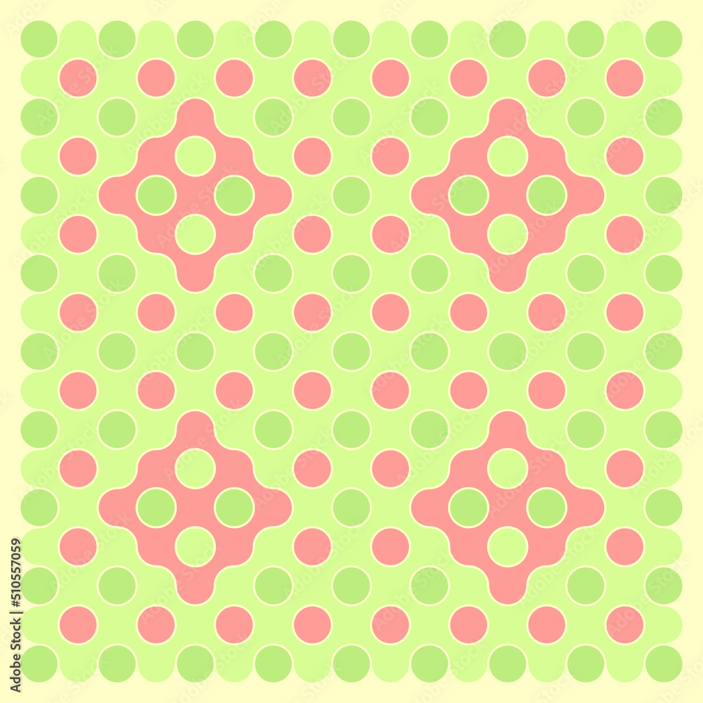 Multicolor truchet tiling connections illustration Multicolor truchet tiling connections illustration