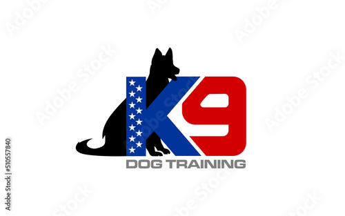 Illustration vector graphic of dog training concept Logo Design template-06