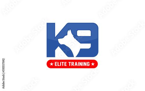 Illustration vector graphic of dog training concept Logo Design template-06