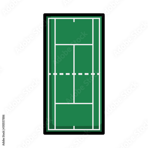 Tennis Field Mark Icon © Konovalov Pavel