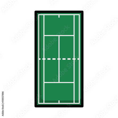 Tennis Field Mark Icon