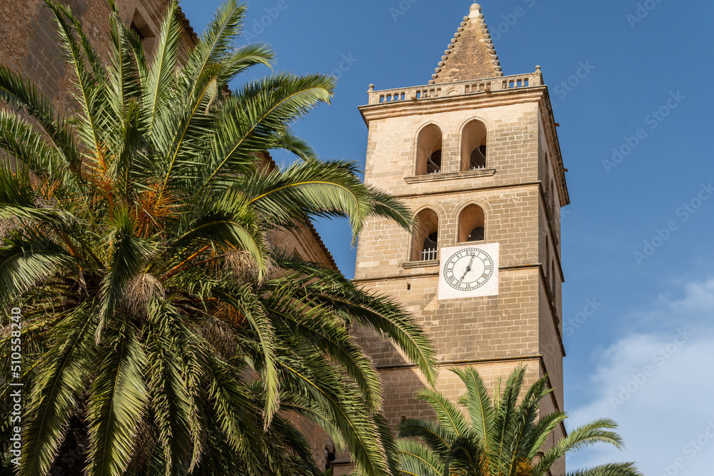 Bell tower of the parish church of Porreres