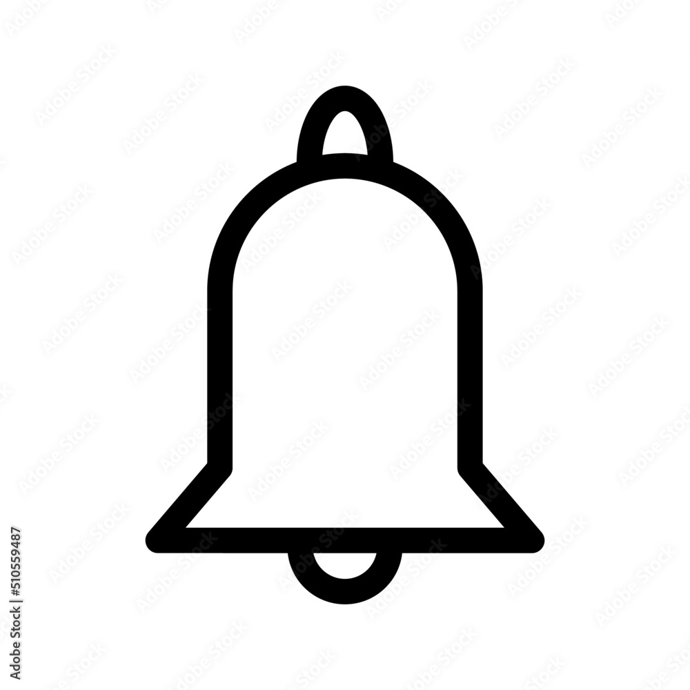 bell icon or logo isolated sign symbol vector illustration - high quality black style vector icons
