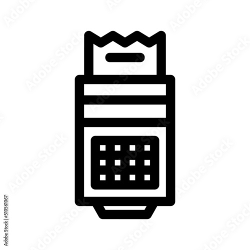 edc icon or logo isolated sign symbol vector illustration - high quality black style vector icons
