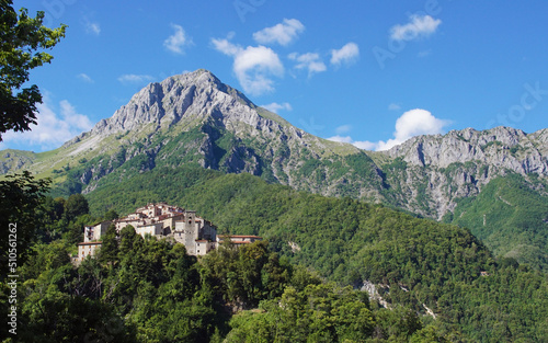 the village of pruno di stazzema in versilia photo
