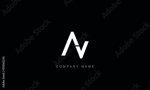AV, VA Abstract Letters Logo Monogram