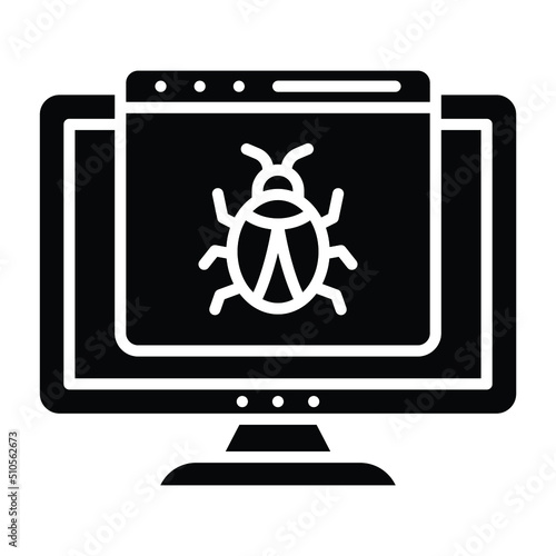 Computer Bug Icon Style