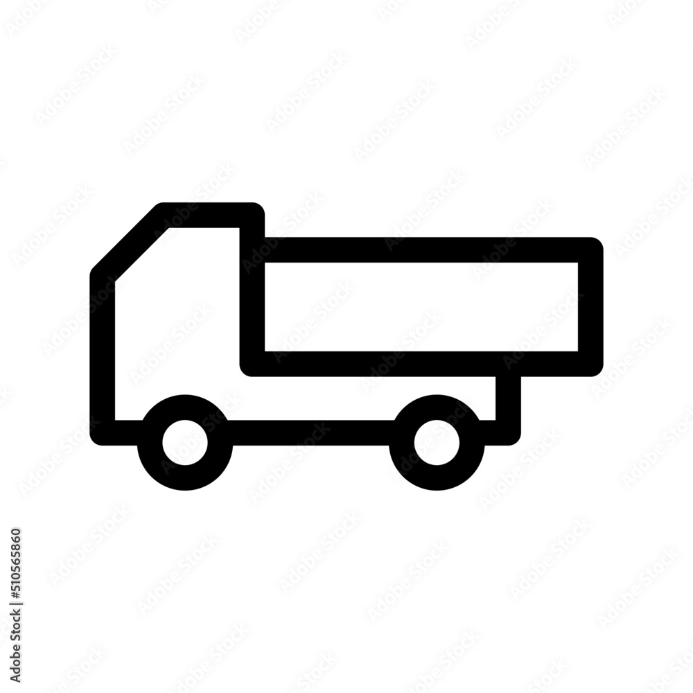 truck icon or logo isolated sign symbol vector illustration - high quality black style vector icons
