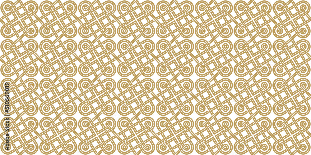 Fototapeta premium Seamless texture celtic style. Original ethnic ornament.