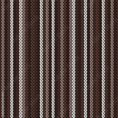 Trendy vertical stripes knit texture geometric