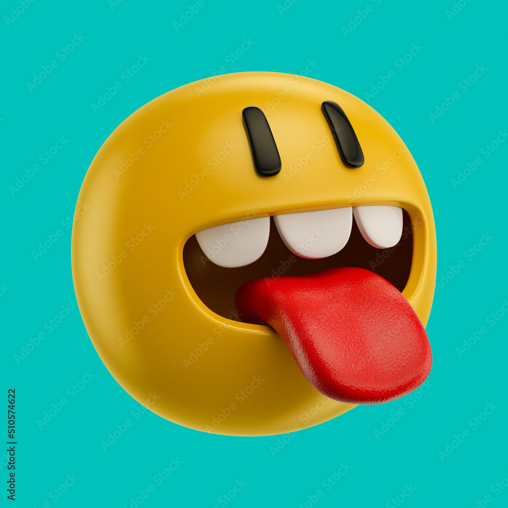 Fototapeta premium Emoji 3d