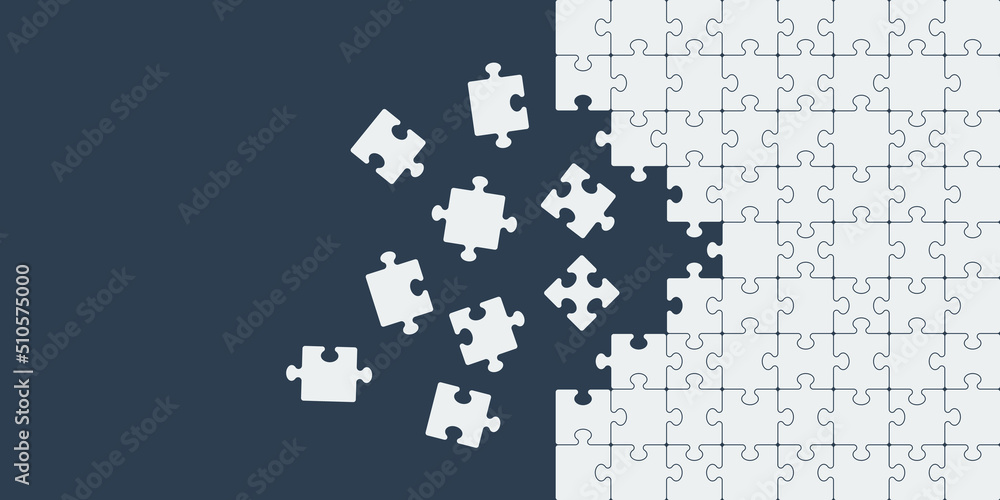 Puzzle icon background simple design Puzzle icon background simple design