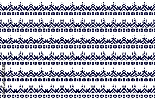 Abstract ethnic tribal pattern art. Ethnic geometric seamless pattern traditional. Design for background, wallpaper, illustration, fabric, clothing, carpet, textile, batik, embroidery.