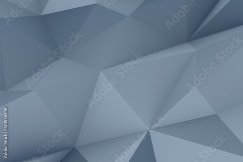 Modern abstract polygonal background. Geometric 3d rendering