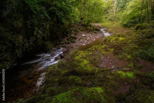 The Afon Pyrddin valley