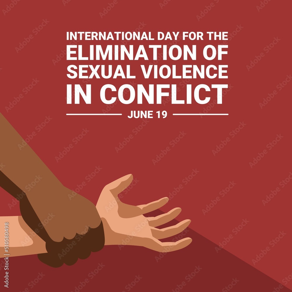 Vector illustration, Man's hand holding woman's hand for rape and ...