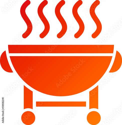 Bbq Grilll Icon Style