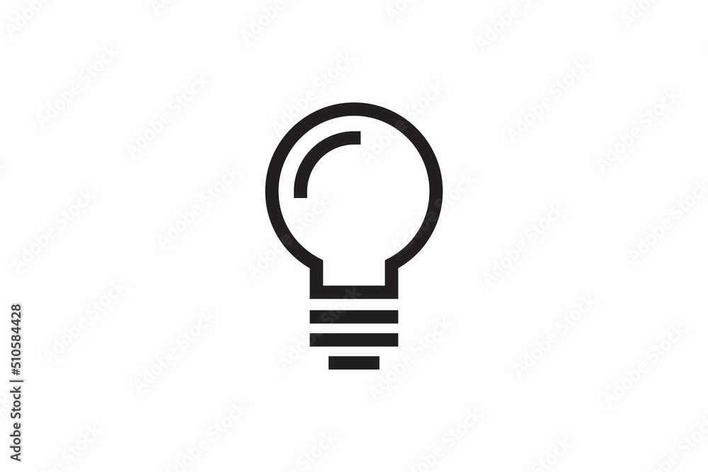 Electric light bulb icon. Electricity lamp symbol. Vector illumination sign. Electric light bulb icon. Electricity lamp symbol. Vector illumination sign.