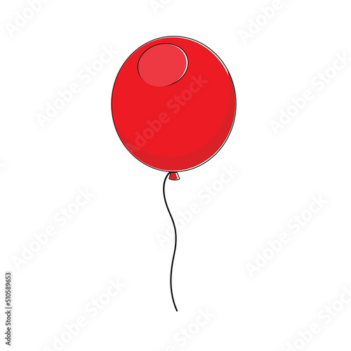 Red balloon icon
