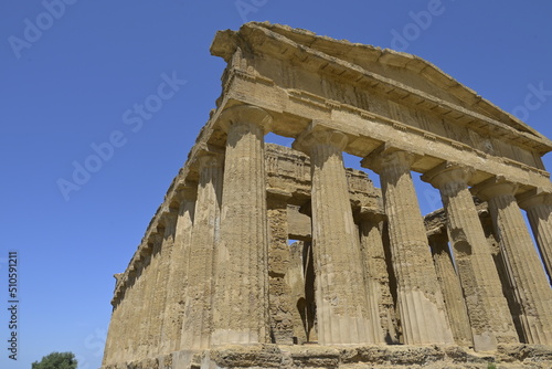 Agrigento, valle dei templi, monumenti magna Grecia photo