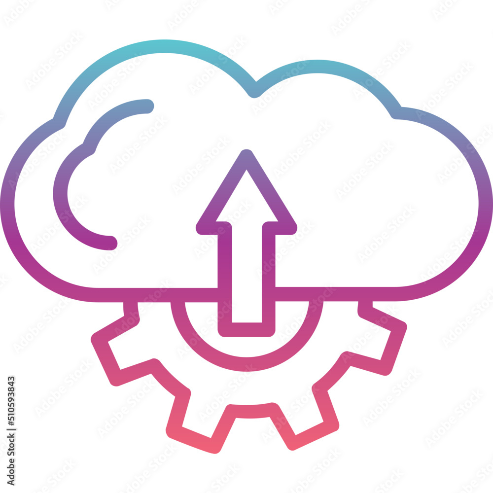 Cloud Uploading Icon Cloud Uploading Icon