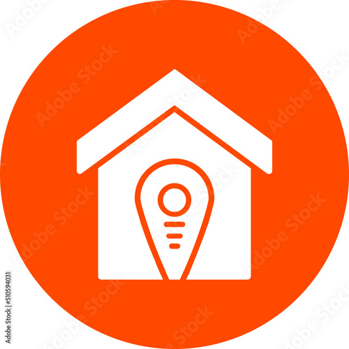 Accomodation Pin Point Icon