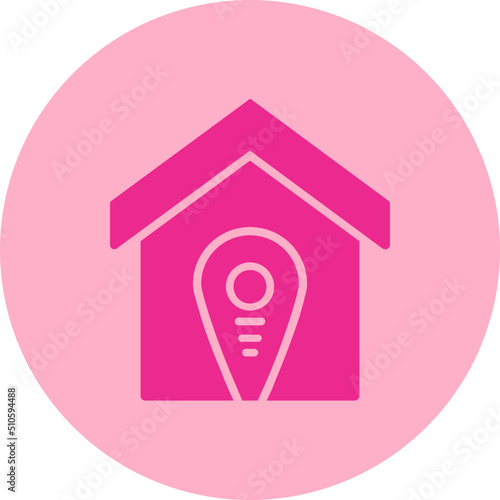 Accomodation Pin Point Icon