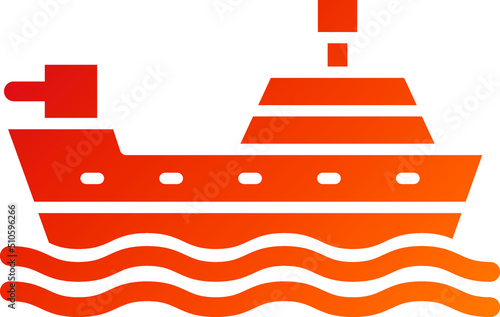 Army Ship Icon Style
