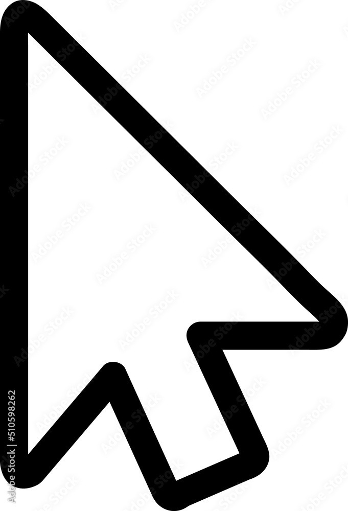 cursor sign icon illustration vector art on white background..eps cursor sign icon illustration vector art on white background..eps