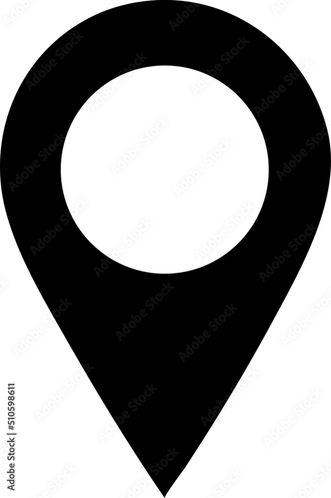 location pointer icon illustration on white background.eps location pointer icon illustration on white background.eps