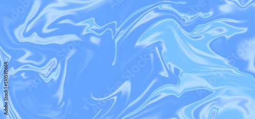 Beatiful blue background with snowflakes. Blue water background. Digital background with glossy liquifying flow. Liquid paint splash explosion fluid art abstract blue wave fluid texture. 