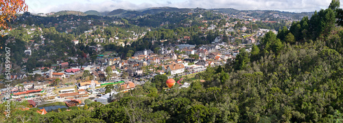View of the Capivari tourist village, Campos do Jordão, State of São Paulo, Brazil. June 1, 2022.