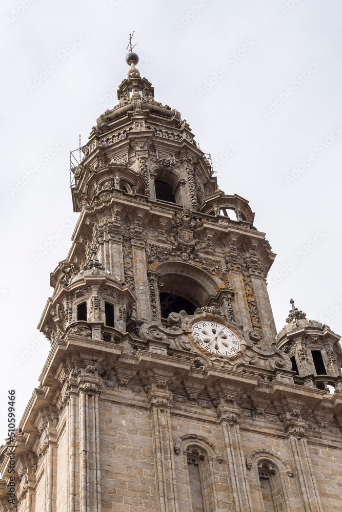 Fototapeta premium Cathedral of Santiago de Compostela in Galicia, Spain