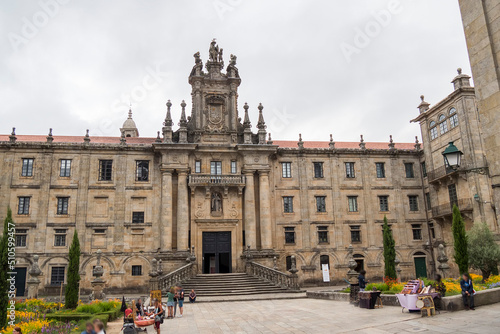 Diocesan Major Seminary in Santiago de Compostela at Inmacula Square, Spain photo